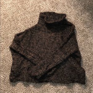 RARE: Shag turtle neck fuzzy sweater